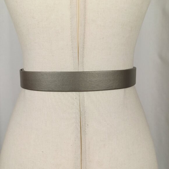 Vintage 80s Douglas Paquette Mixed Metal Buckle & Belt, Up to 35\